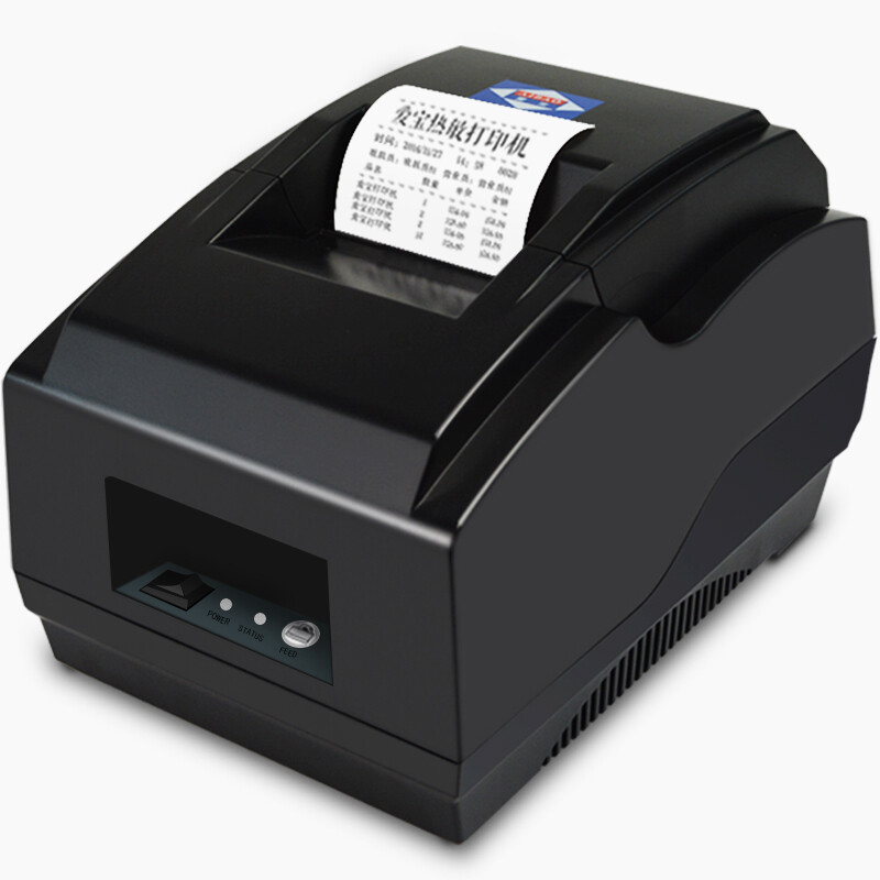 Aibao a-5870 thermal small ticket printer (black) bill printing 58mm front cashier small ticket printing