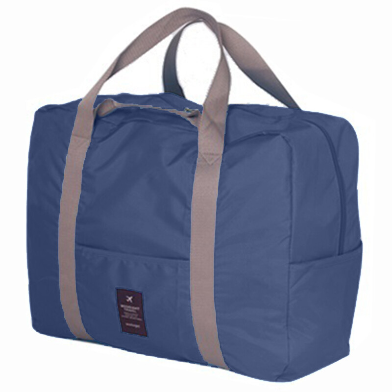 Bangini portable foldable trolley case storage bag travel business trip one shoulder portable finishing bag convenient moving bag dark blue bzn100064