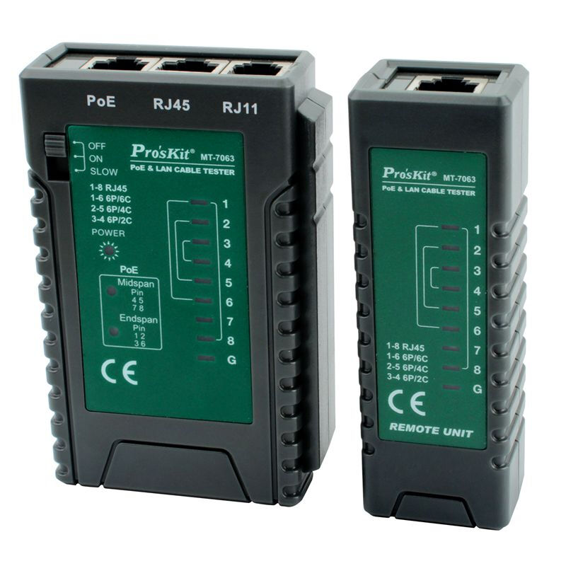 Pro'skit mt-7063-c Poe tester multifunctional line tester video monitoring tester