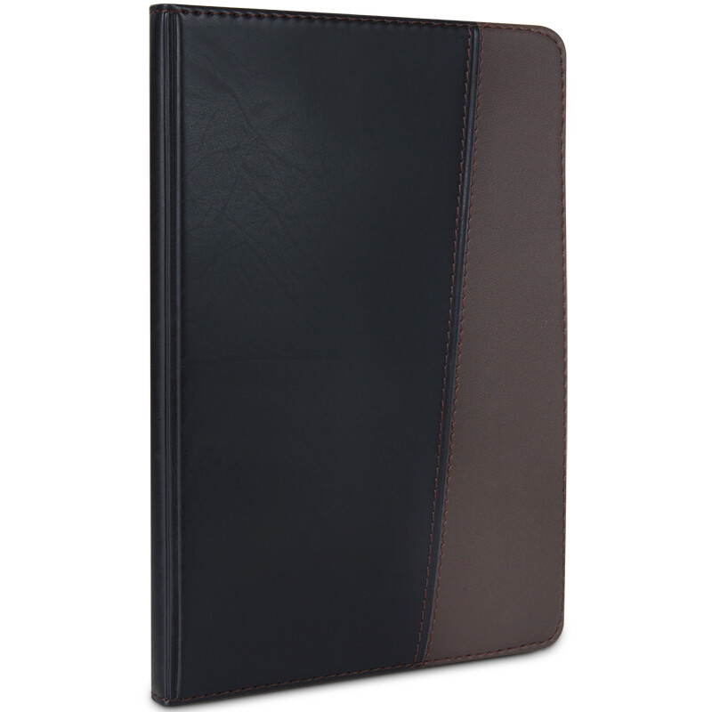 Deli 7910 business office leather book / Notepad 18K / 120 page black
