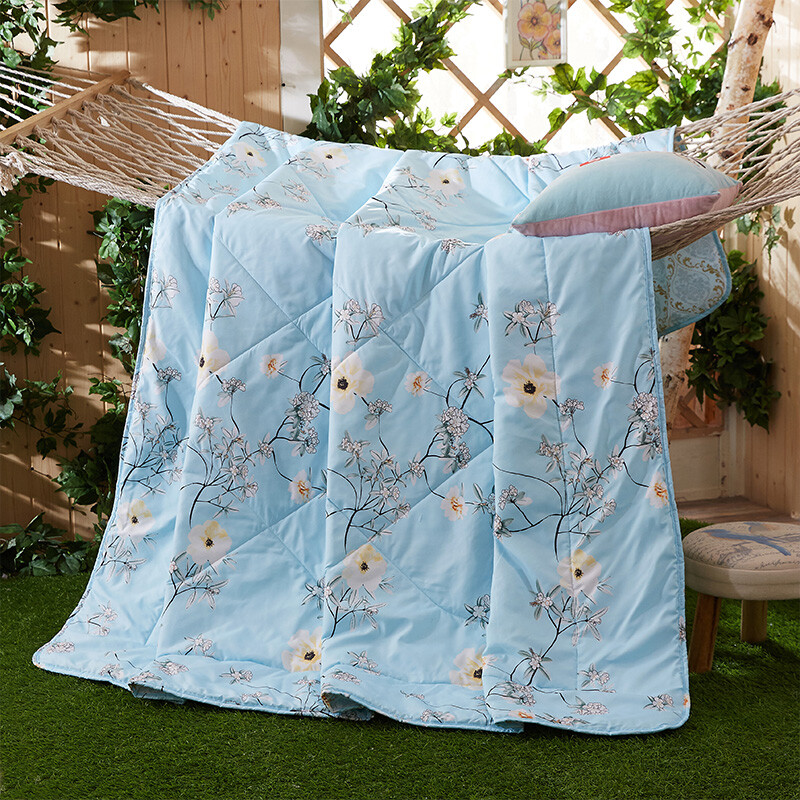 Antarctica quilt core home textile skin soft summer quilt air conditioner summer cool quilt Malan Flower bloom 150 * 200cm