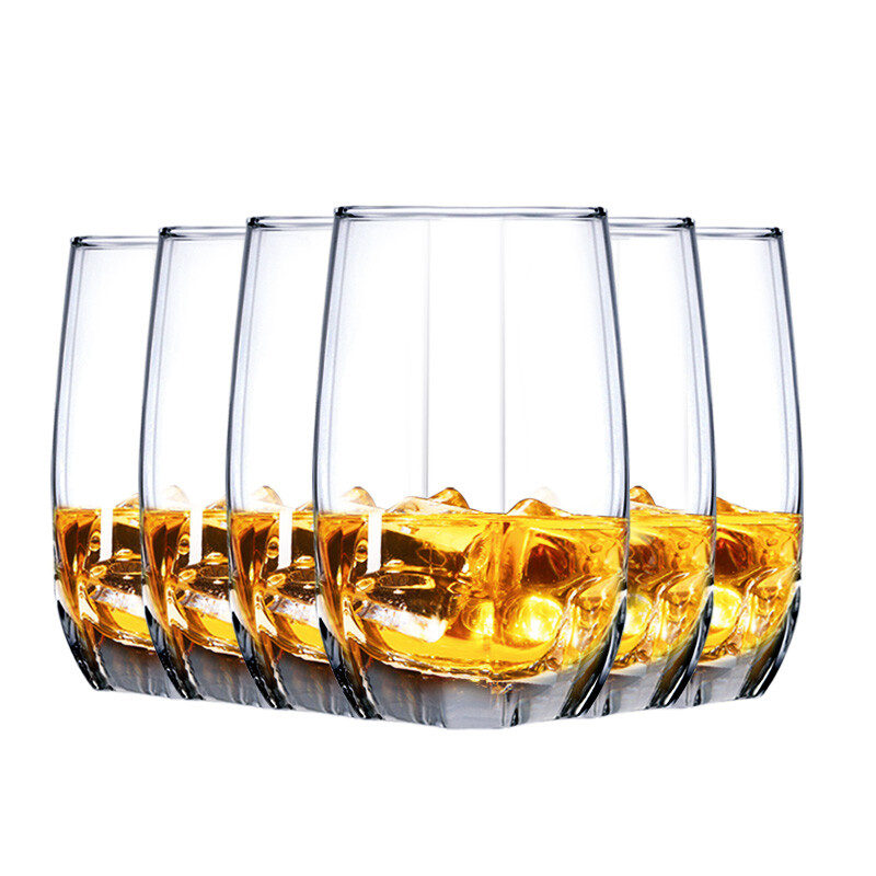 Ocean Thailand imported whisky glass, 415ML, Baijiu, liquor cup, six sets.