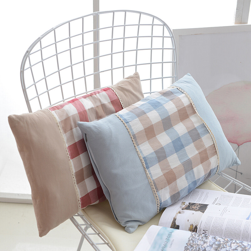 Byford washable cotton single pillow children's cotton pillow core 30 * 50cm red