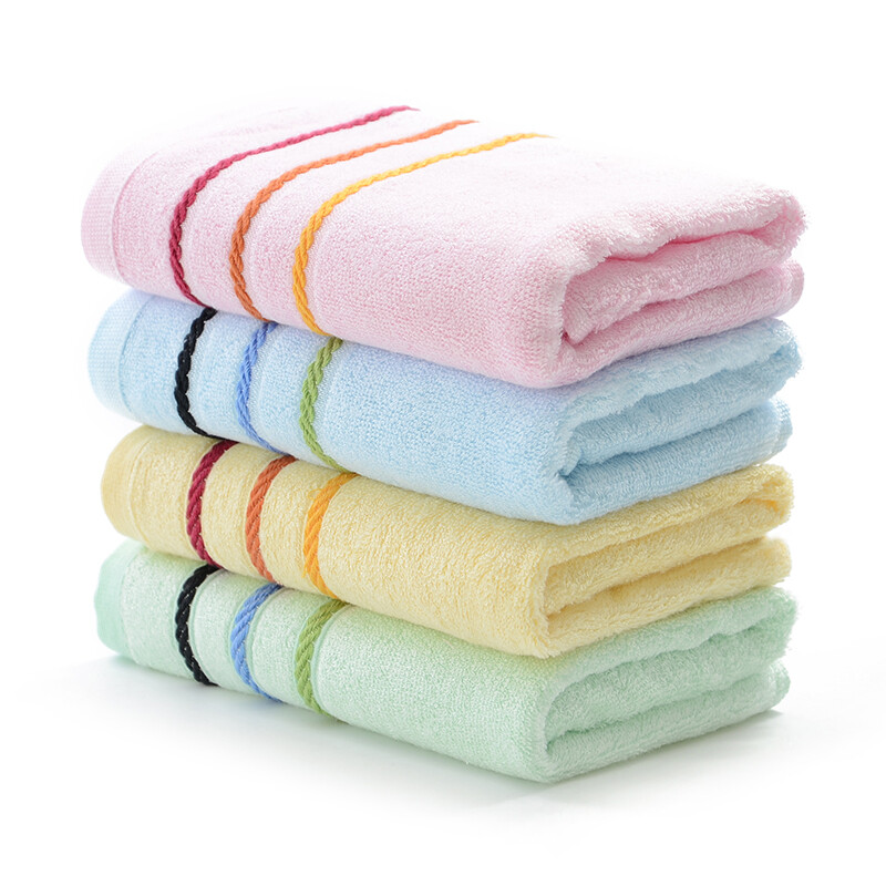 Bamboo 100 bamboo fiber towel soft and absorbent bamboo charcoal face wash towel color clause 4-Pack