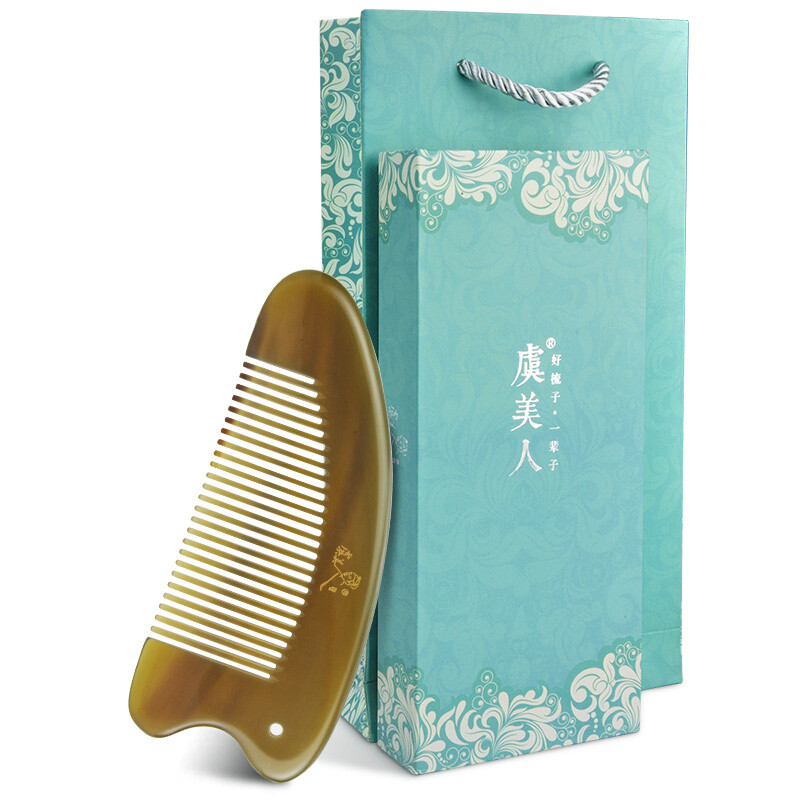 Yumei yak horn comb for elders and leaders for girlfriends birthday gift gift box 8-1