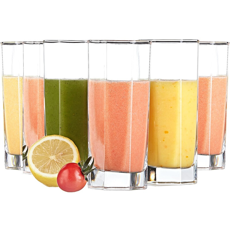 Green apple glass water cup tea cup 6 pieces es5004 320ml