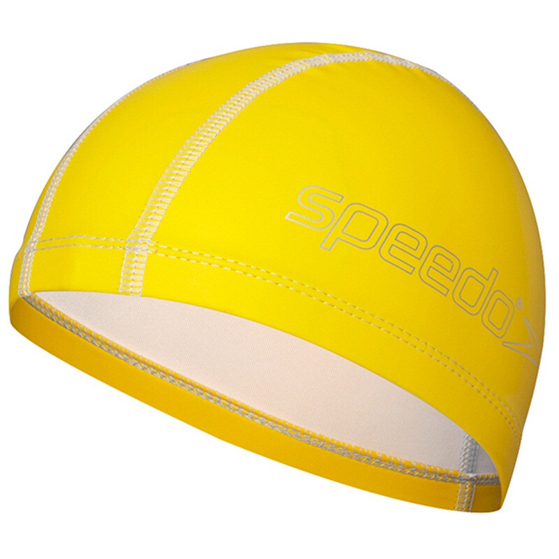 SPEEDO Speedo children's swimming cap Pu swimming cap coating soft and comfortable lovely boys and girls 11461516 banana yellow