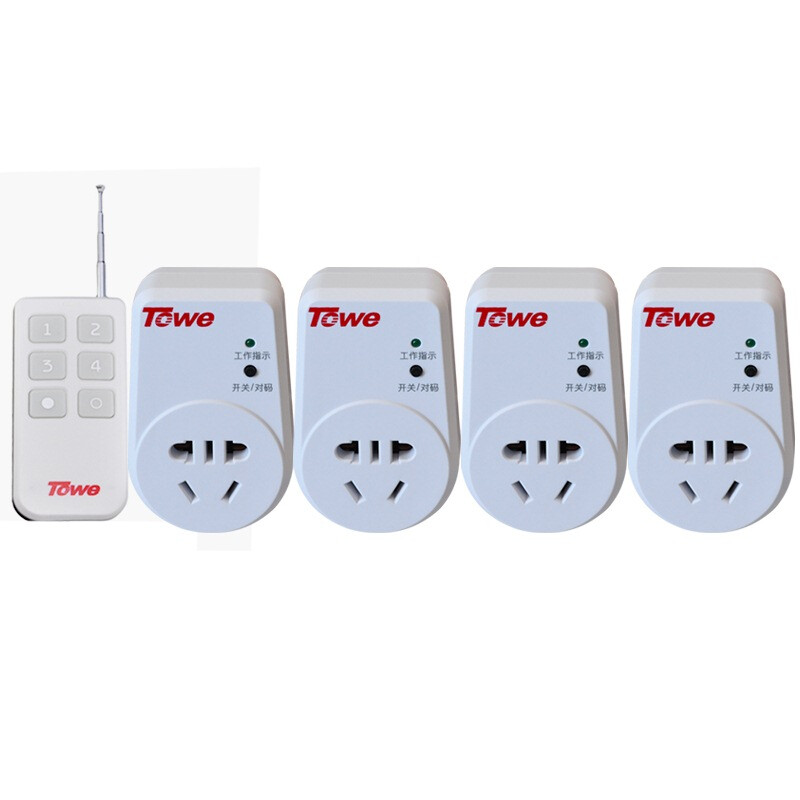 The same is (tower) ws101 / D-4 one driven four wireless remote control socket 220V four-way switch