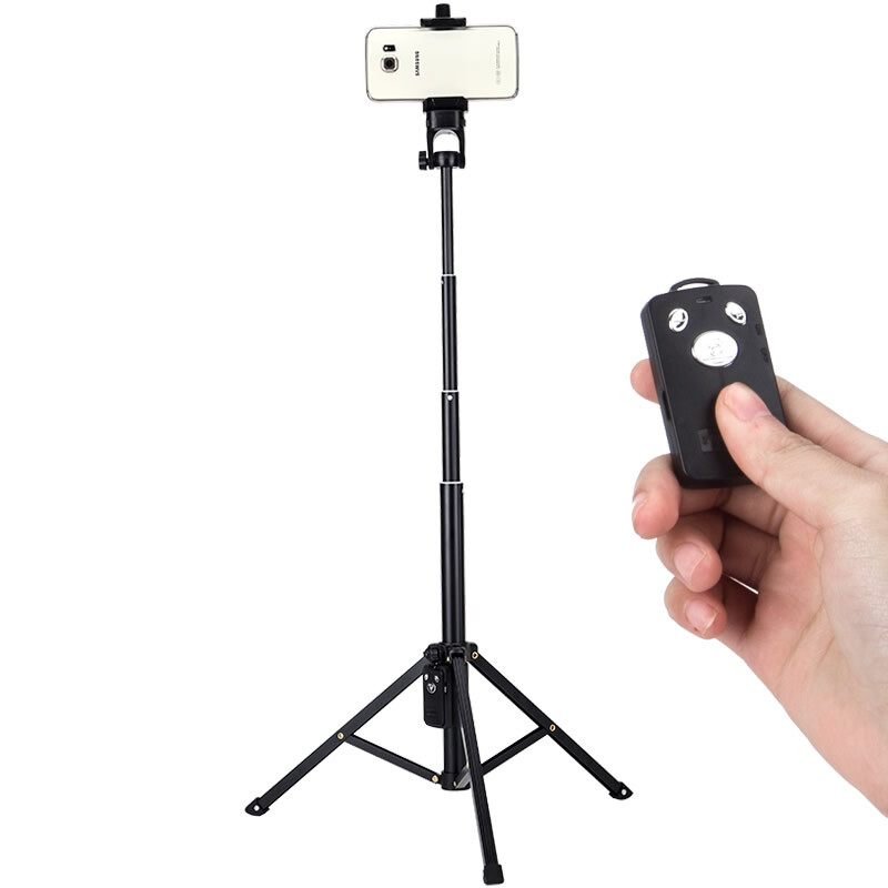 Yunteng vt-1808 mobile phone selfie lever Mini triangular bracket