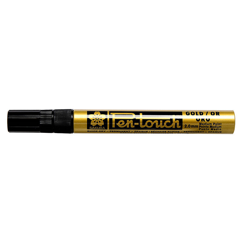 Sakura paint pen signature note number pen marker high gloss pen width 2.0mm gold [imported from Japan]