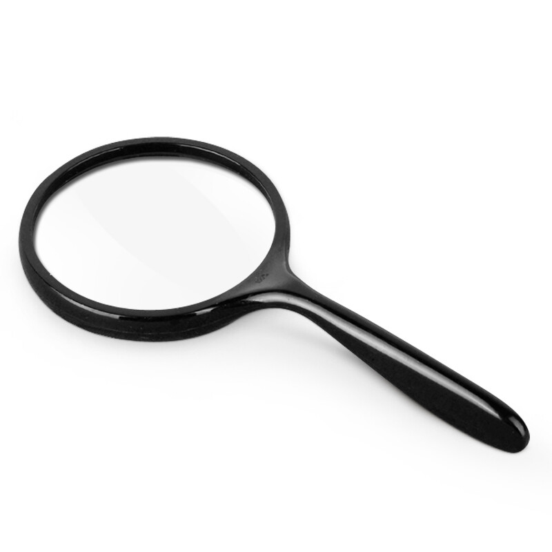 Paulone 100mm large mirror crank magnifying glass 3-10x glass lens elderly reading mirror maintenance newspaper magnifying glass jewelry appraisal 86044