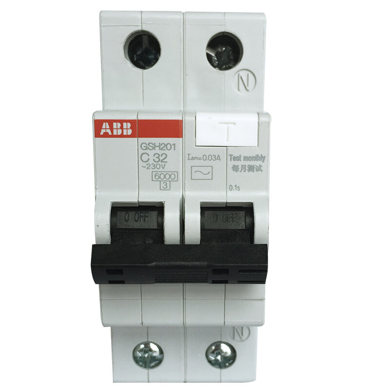 ABB circuit breaker 1p32a leakage protector micro air switch with leakage protection gsh201 ac-c32
