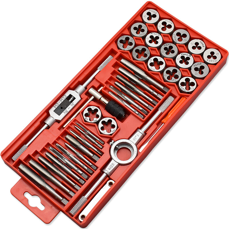 Kafwell hand tap die set 40 piece set h9021a