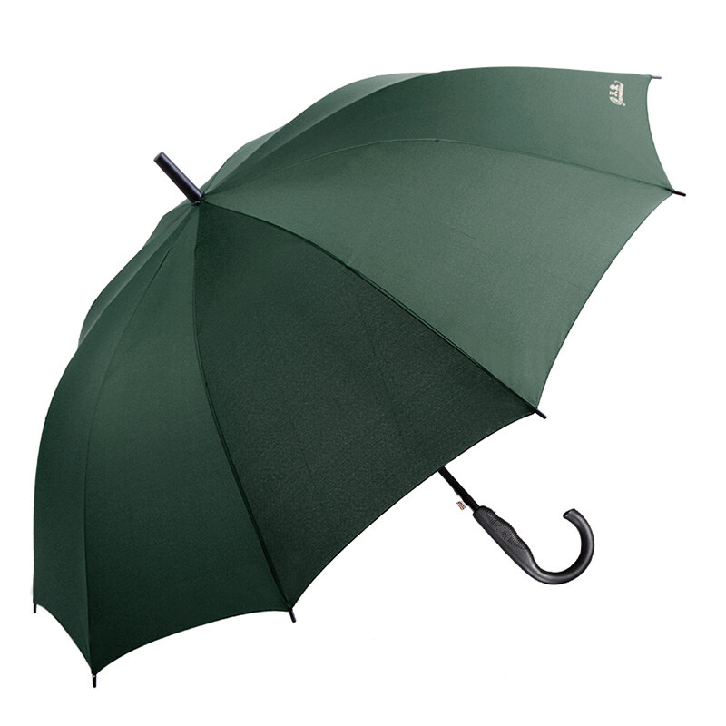 Paradise umbrella automatic umbrella large straight pole double ten bone umbrella business umbrella one throw dry male 193e 3# ink tea