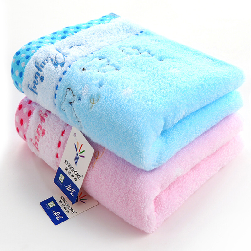 Gold towel home textile twistless Satin embroidered towel 5146 two pack