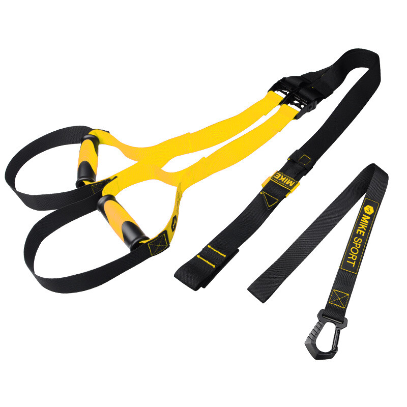 Mike TRX hanging training belt tension rope comprehensive fitness weight loss thin body resistance belt mk8013-03 108c yellow / Black