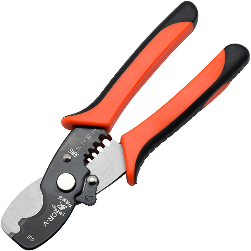 Cafwell two in one wire stripping pliers and wire cutting pliers sn2447