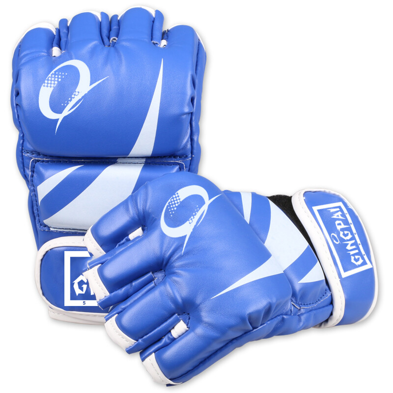 Competitive Boxing Gloves Adult Professional Half Finger boxer Sanda Muay Thai MMA split finger gloves UFC combat training boxer