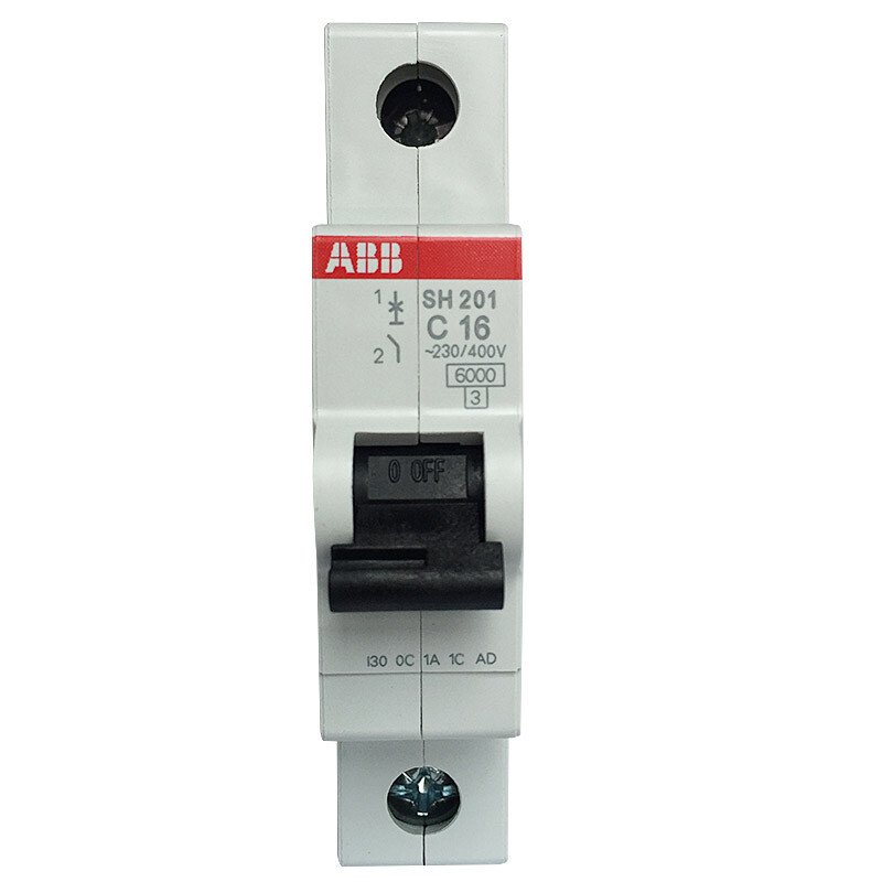 ABB circuit breaker 1p16a air switch single pole miniature air switch sh201-c16