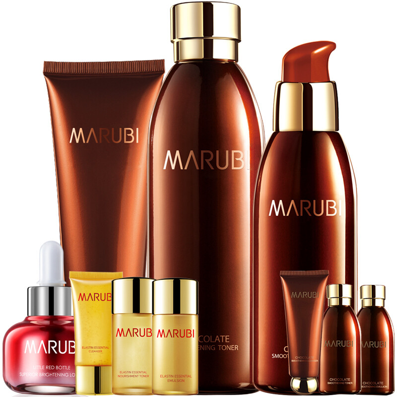 MARUBI elastin essence value (maintenance liquid 100ml+ milk 80g+ small gold bottle 20ml+ eye essence 3g*2+ elastic 3 piece set random)
