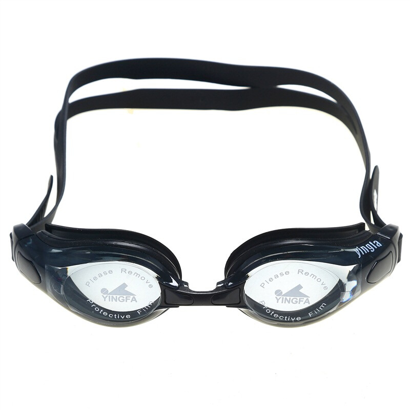 Yingfa nearsighted swimming goggles leisure training large frame adult male and female nearsighted swimming goggles y3800af black 600 degrees