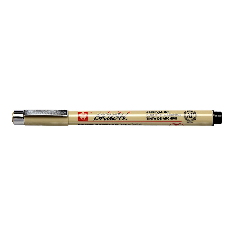 Sakura needle pen xsdk-br#49 soft pen brush single pack waterproof line drawing pen cartoon tracing pen design hand drawing pen drawing pen [imported from Japan]