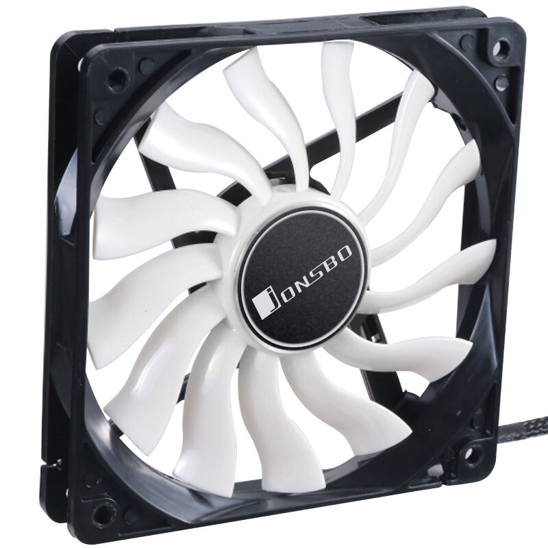 Jonsbo 12020 12cm chassis fan (20mm thin thickness / main board 3pi interface + power supply D-port interface / mute)