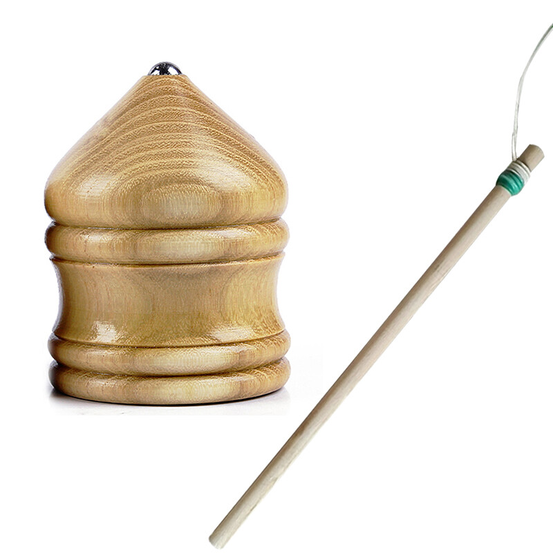 Ren Niaofei gyro huaimu gyro children adult elderly fitness wooden gyro adult 8cm nf1038