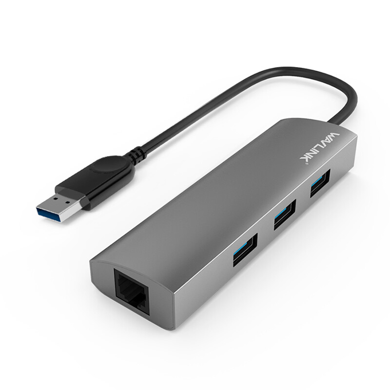 Wavlink wl-uh3031g wired gigabit network card Ethernet external USB to hub3 port converter splitter