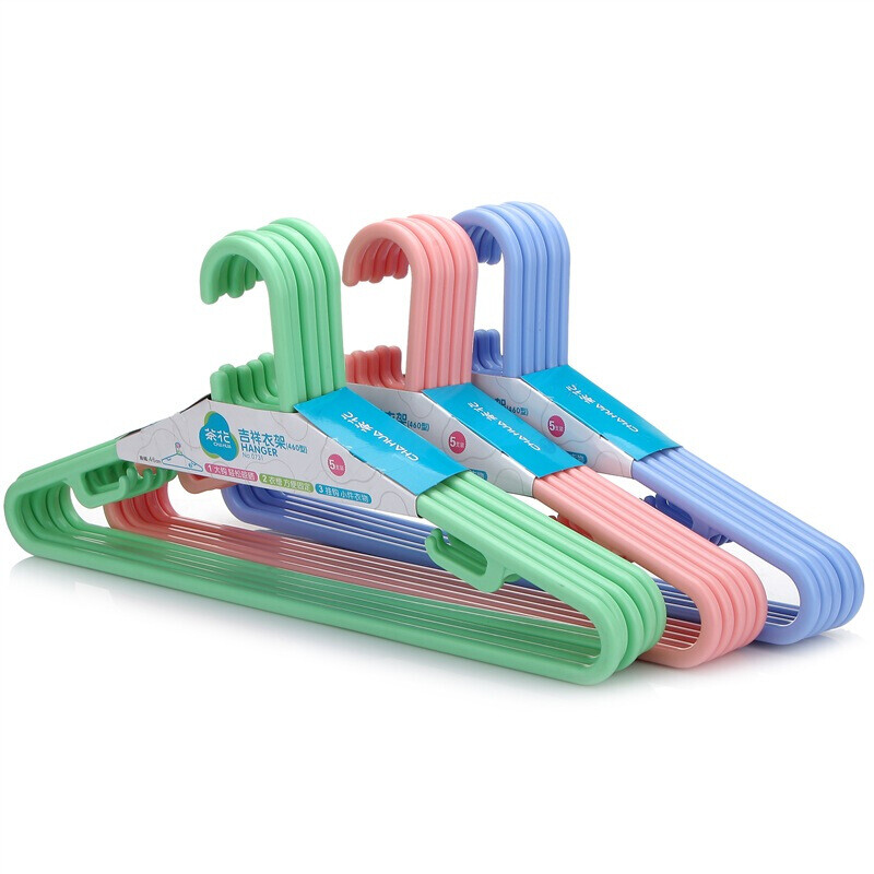 Camellia auspicious clothes hanger 0731 5 pcs