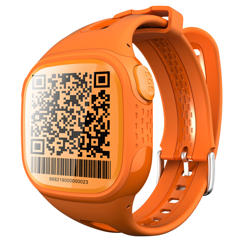 Love care about S1 smart yellow Bracelet elderly positioning Bracelet Beidou GPS positioning waterproof anti loss anti loss one key call vitality orange