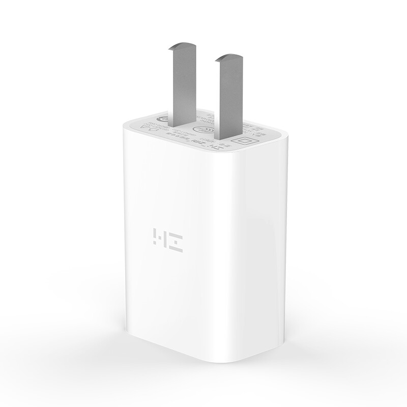 ZMi 10W fast charging 5V / 2A charger / charging head / adapter ap611 suitable for Apple Android mobile phone flat panel white