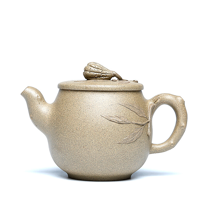 Centennial Liyong purple clay teapot Yixing handmade famous raw ore section mud small Bergamot teapot 210ml