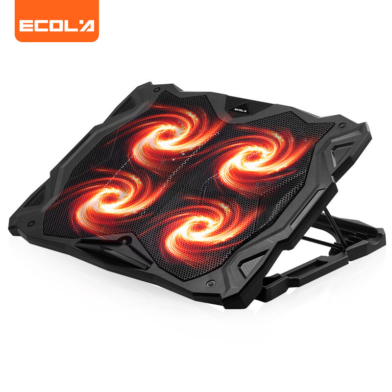 Ecola notebook radiator 15.6/17 inch adjustable wind speed game this bracket is suitable for rescuers / shadow elves / Aliens / ASUS nbc-804bk