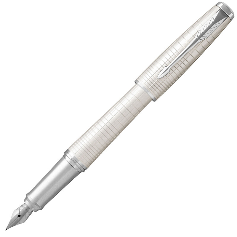 Parker Pen / signature pen new urban series pearl white check fashion business gift
