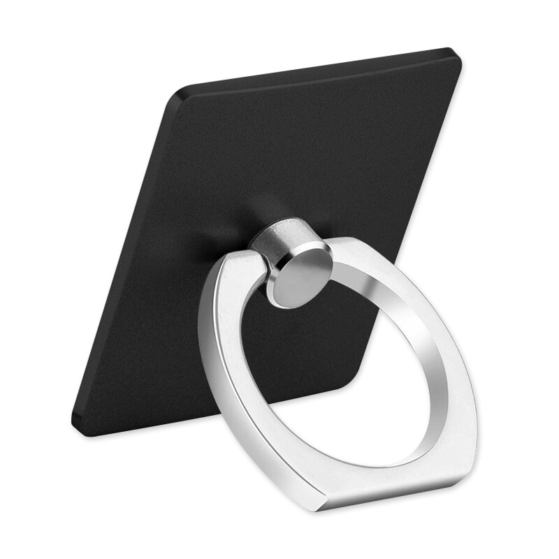 YoMo mobile phone ring bracket / metal ring buckle bracket / anti drop mobile phone plate bracket suitable for Apple mobile phone / Android mobile phone black
