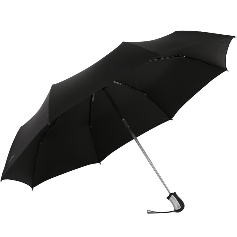 Paradise umbrella self collection (UPF50 +) black rubber three fold sunny umbrella 3331e upgraded black