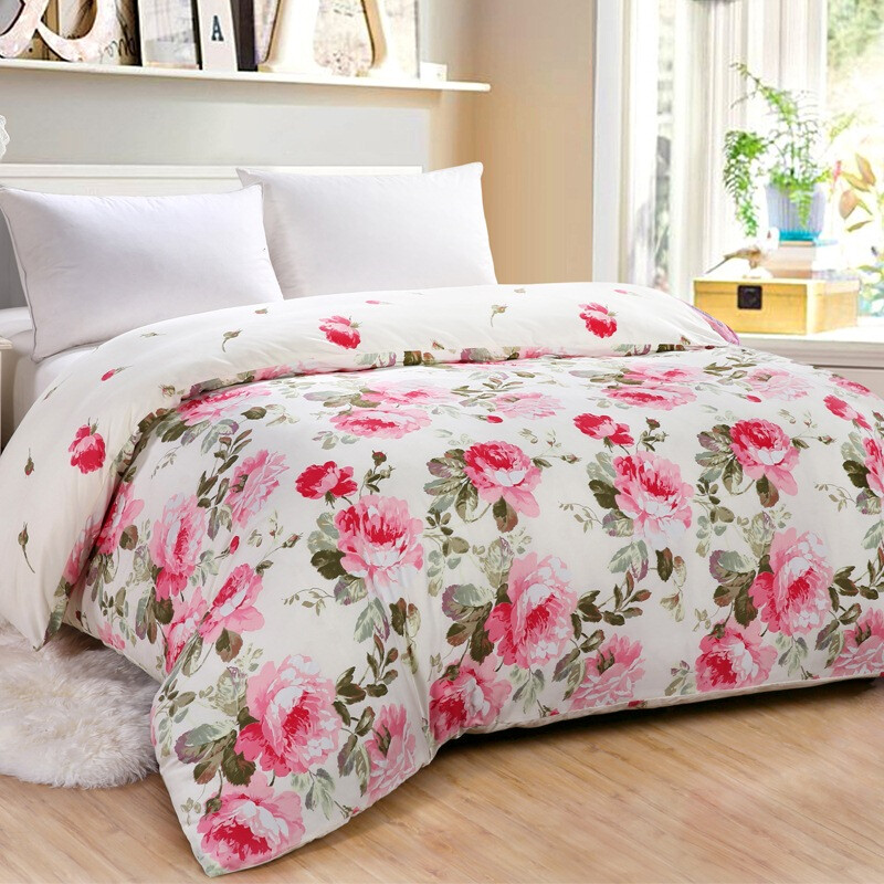 Ivy bedding home textile cotton quilt cover single piece enlarged single cotton quilt cover 180 * 215 (National peony)