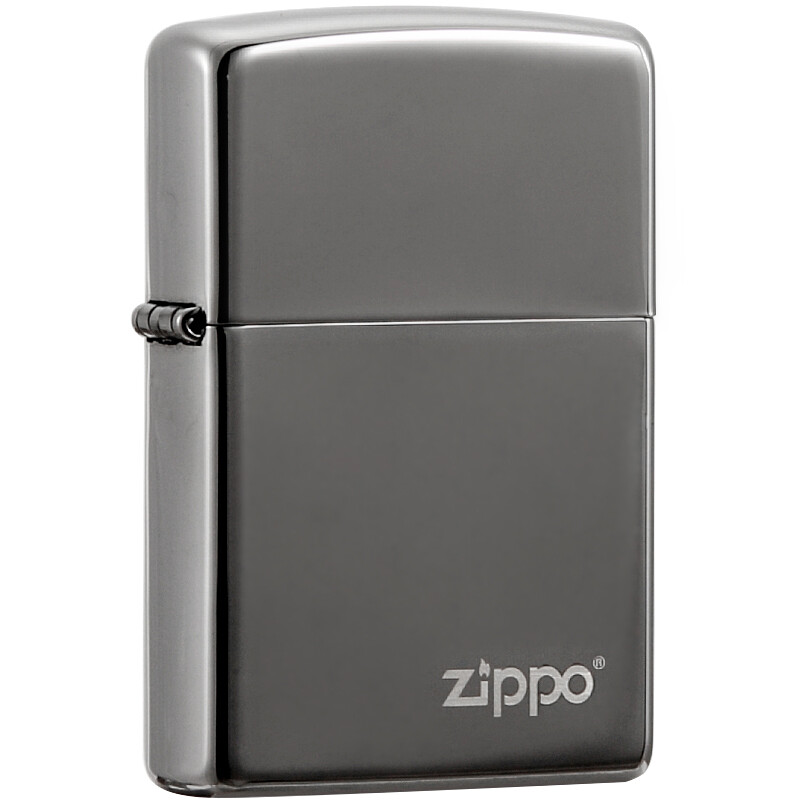 Zippo lighter black ice trademark black chromium plated laser 150zl kerosene windproof lighter