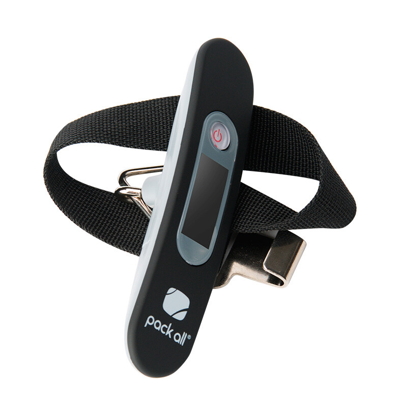 American pack all portable electronic luggage scale household mini scale carrying scale hanging hook scale 40kg express scale g, kg, LB, oz with battery black