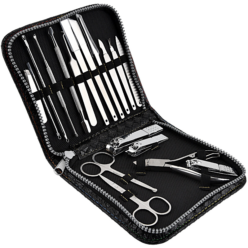 Nail clipper gift nail clipper nail file nail file nail groove inflammation special pedicure knife gray nail German imported tool set