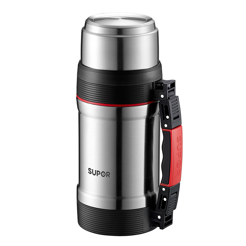 SUPOR travel Thermos Pot outdoor large capacity bamboo Rhyme Series 1.5L streamer silver kc15ag2s