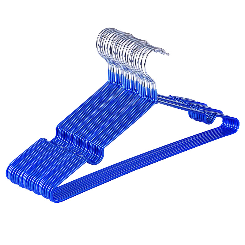 Shengni Shangpin clothes rack dip plastic clothes rack dry and wet adult clothes rack 30 pieces blue