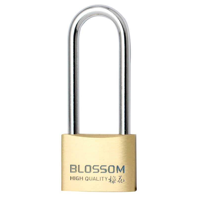 Blossom copper padlock waterproof and rust proof door lock long beam lock head student drawer cabinet door lock bc074l
