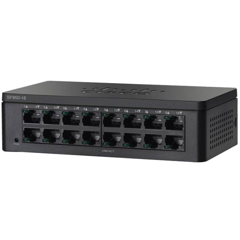 Cisco sf95d-16 16 port 100m unmanaged switch
