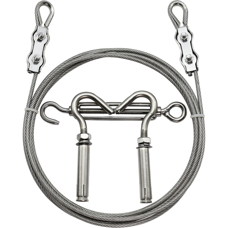 Cafwell steel wire clothesline 304 stainless steel 5m yj2684a