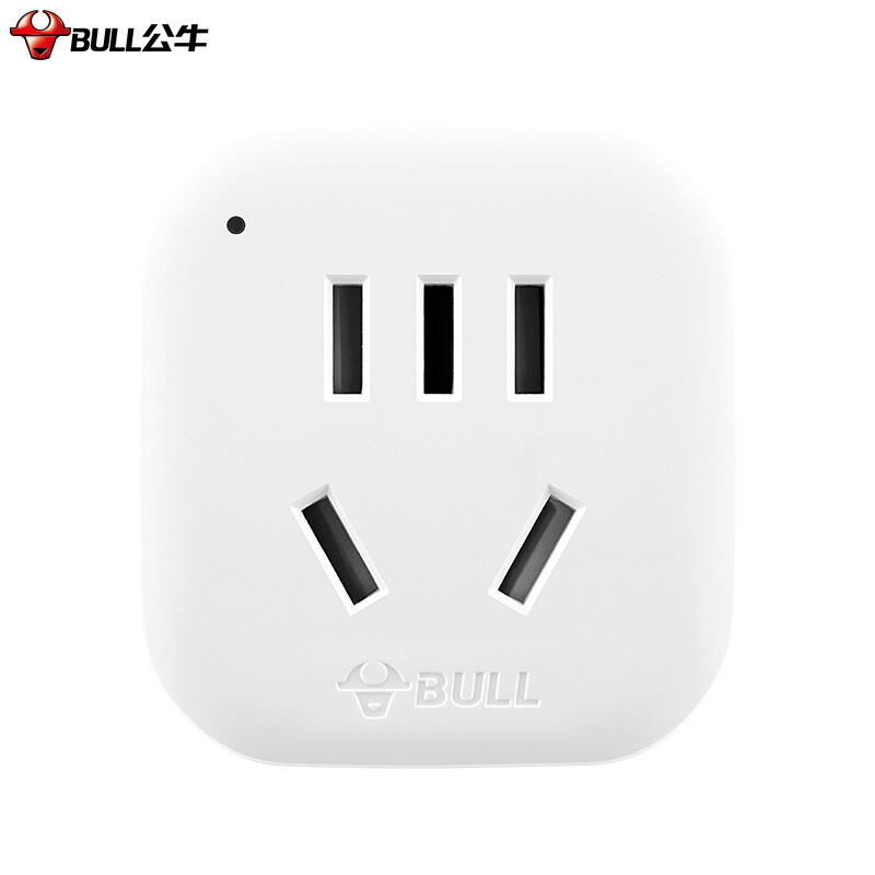 Bull gn-901g German standard travel power converter socket / conversion plug is suitable for foreign use (Germany, Spain, France, Russia, Netherlands, etc.)