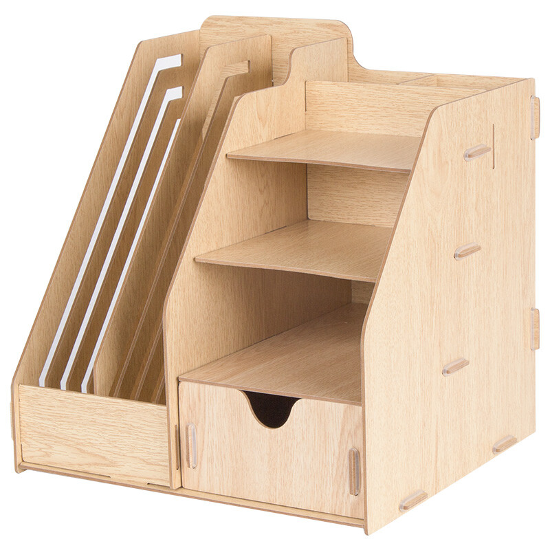 Guangbo wooden multifunctional file frame / combined file rack / file basket office supplies wjk9391