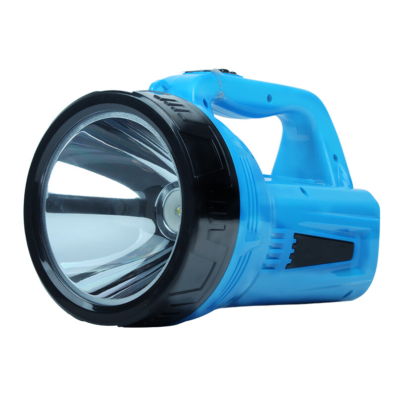 DP LED rechargeable flashlight high power outdoor long-range emergency strong light flashlight fishing miner's lamp patrol searchlight blue 7049