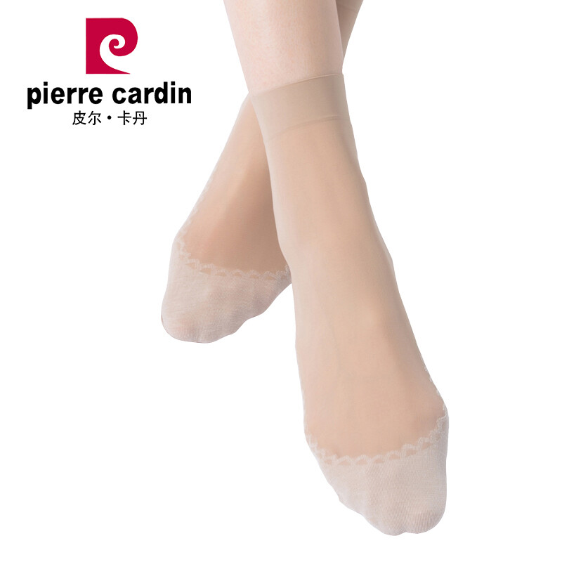 Pierre Cardin short stockings Girl 6 double sweat and anti slip SPA mask jacquard cotton bottom socks socks light skin PC2225-304X6